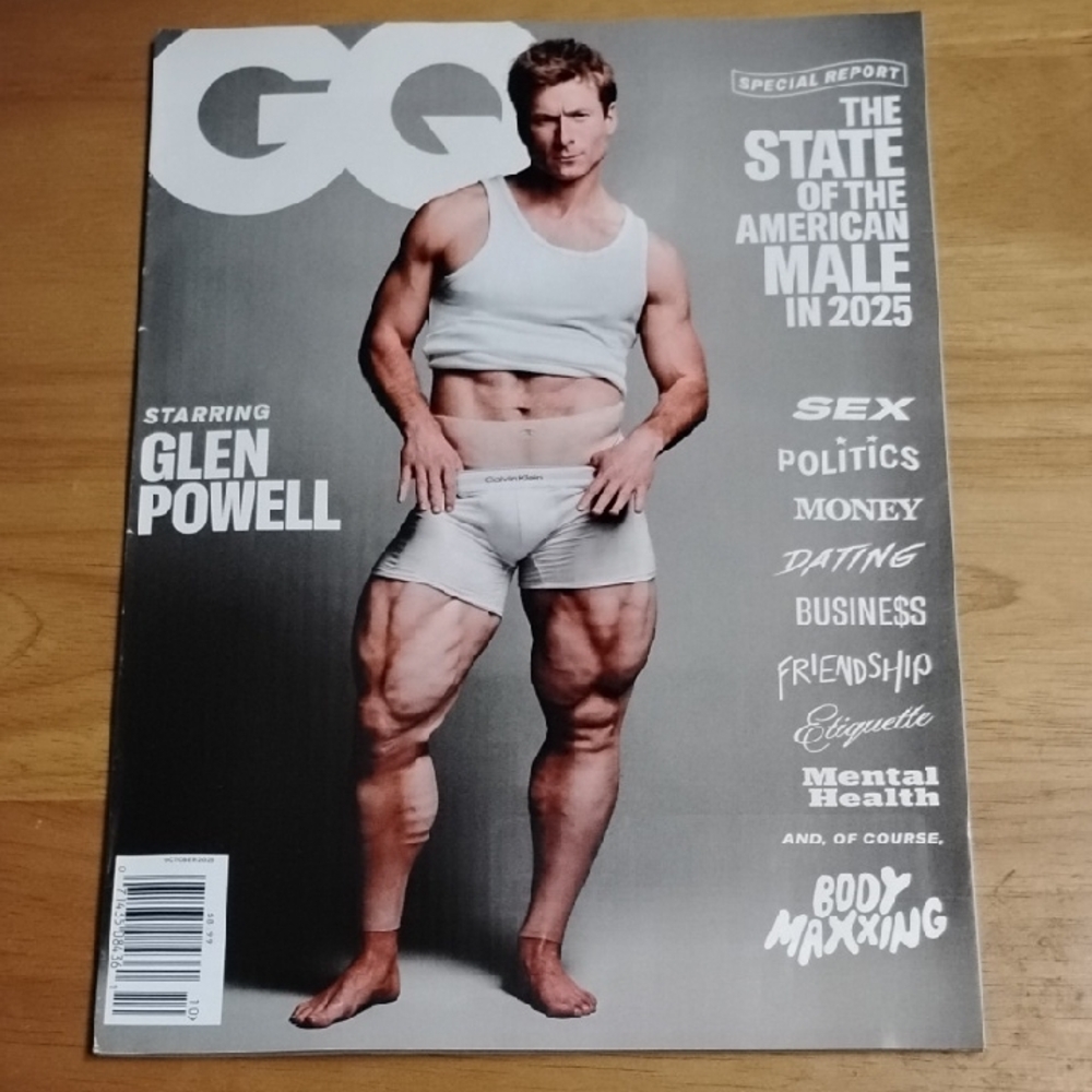 GQ Magazine Glen Powell October 2025